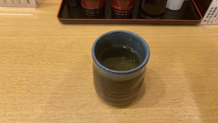 食前のお茶