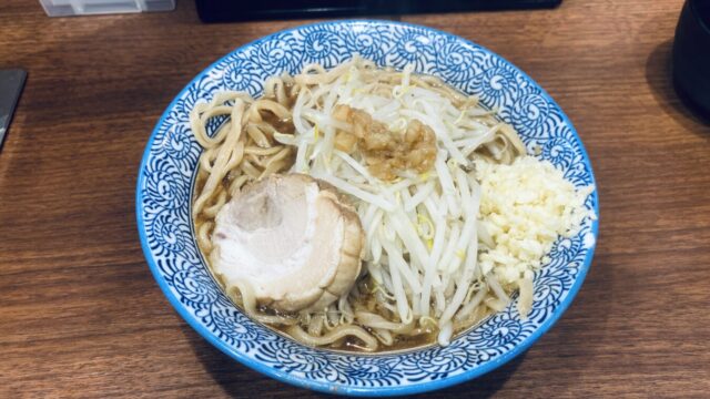 川越ラーメン田田のラーメン小
